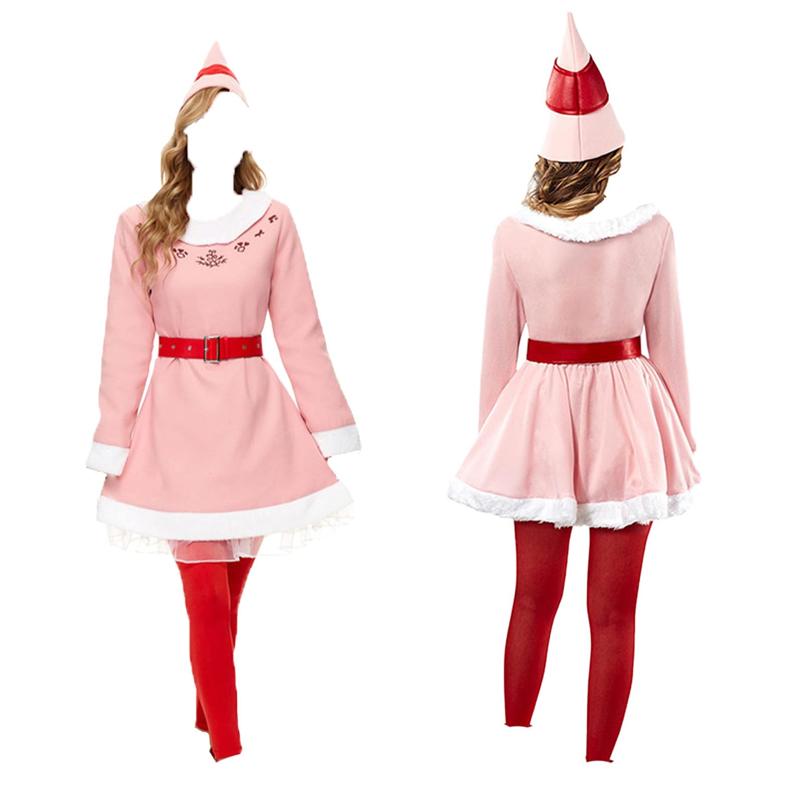 Myuilor Costume de Noël pour adultes, costume d'elfe pour homme, costume d'elfe pour femme, costume d'elfe pour adulte