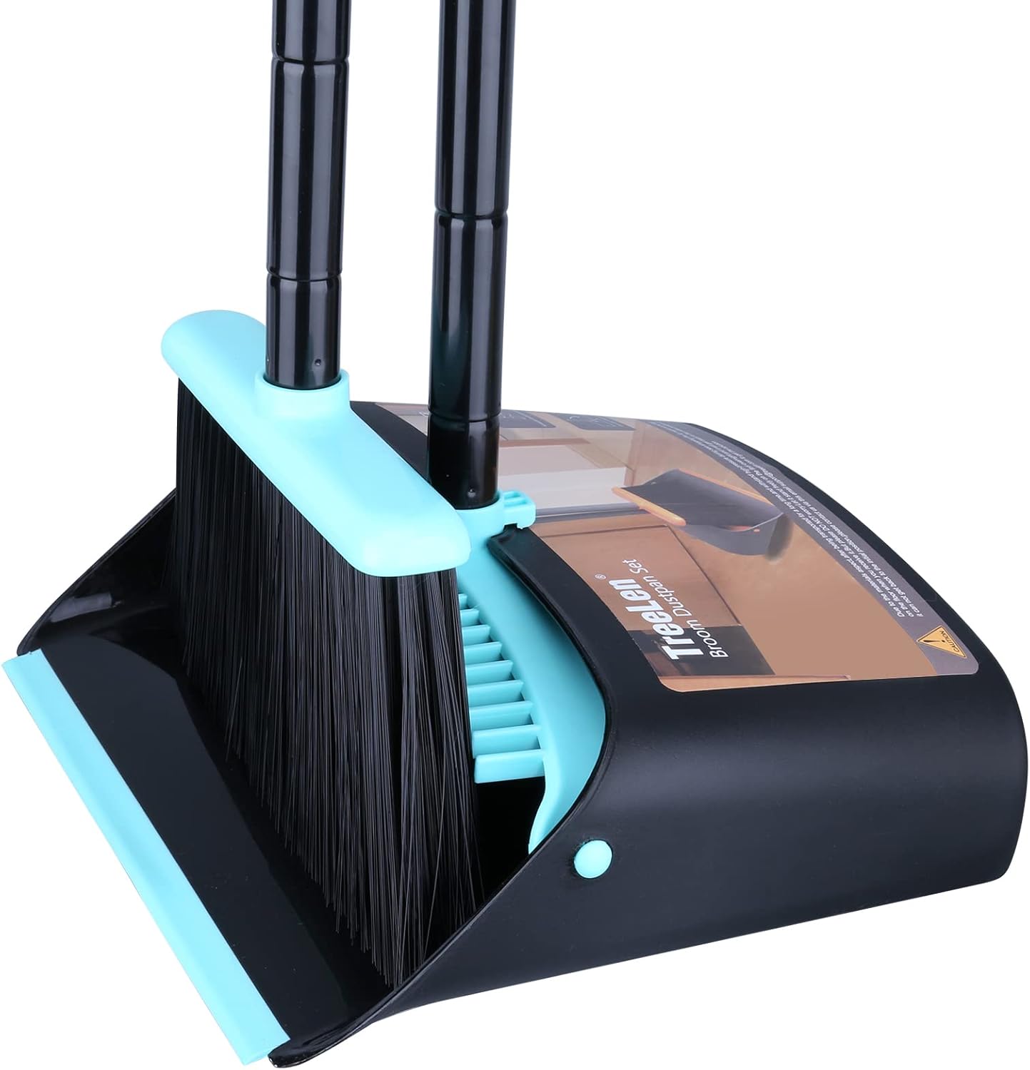 Long Handled Dustpan and Brush Set/Broom and Dustpan 137 CM Extendable