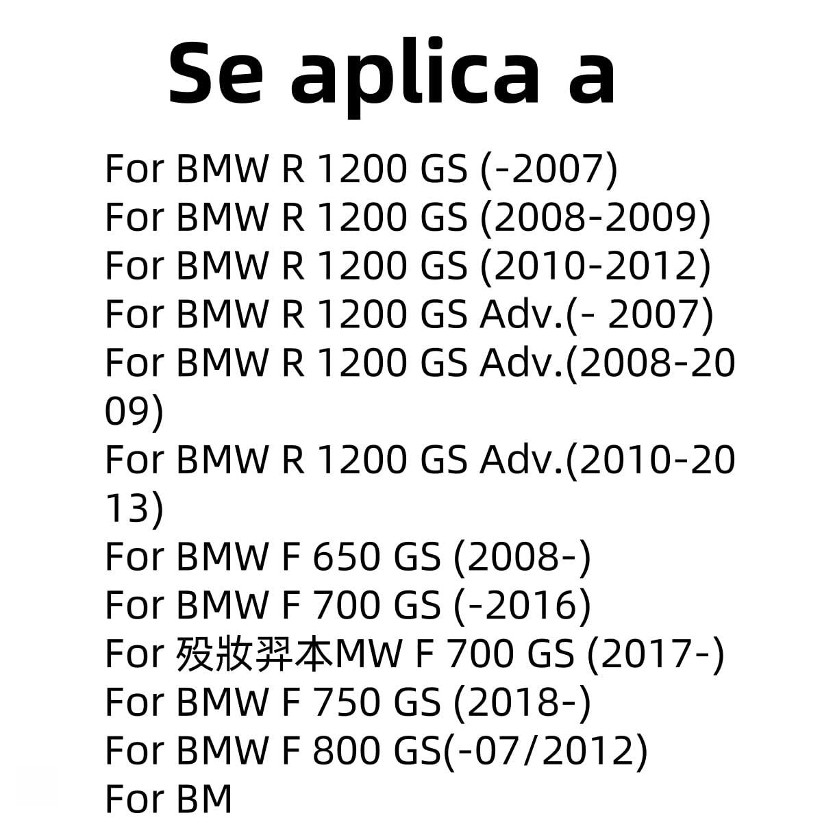 Bolsas De Equipaje para Moto Top Pack, Adicionales para R1200GS, F650GS, F700GS, F750GS, F800GS, Accesorios para Moto, Superiores Multifuncionales (Dos Bolsillos Laterales)