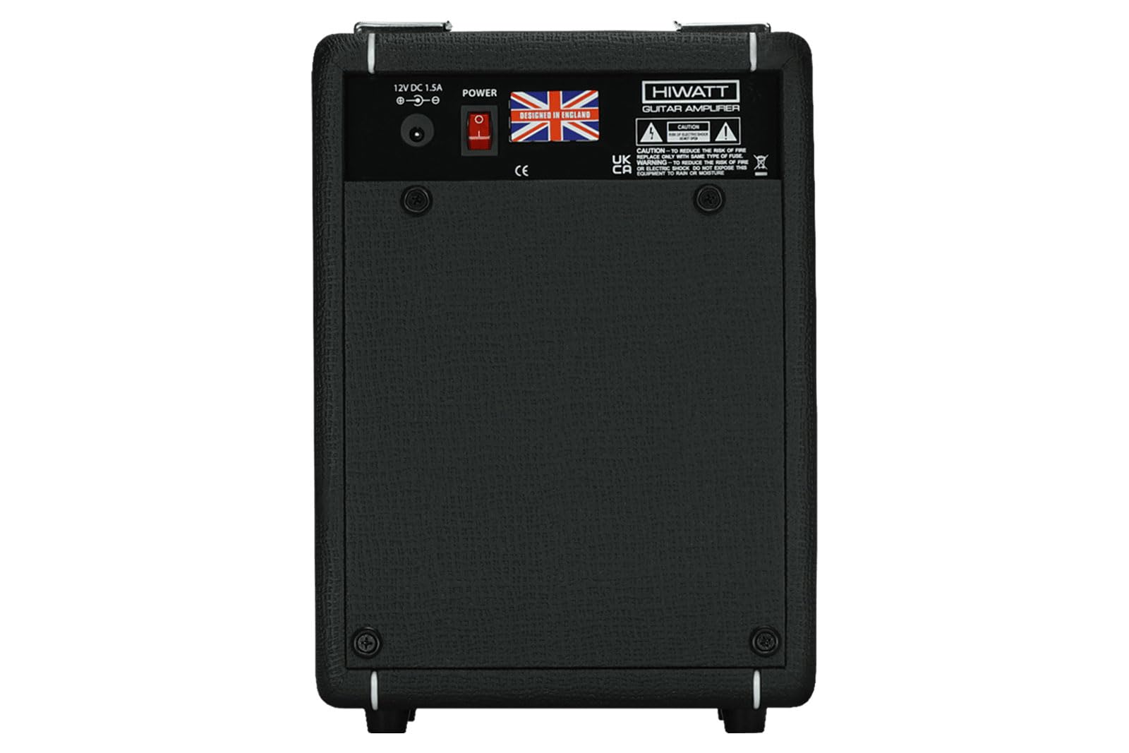 HIWATT - London 12 Gitarren-Combo-Verstärker 12 W, 1 Kanal, Bluetooth, 3,5-mm-Kopfhörerausgang, AUX-Eingang, Volume-, Gain-, Höhen- und Bassregler, Netzteil im Lieferumfang enthalten, Farbe Schwarz