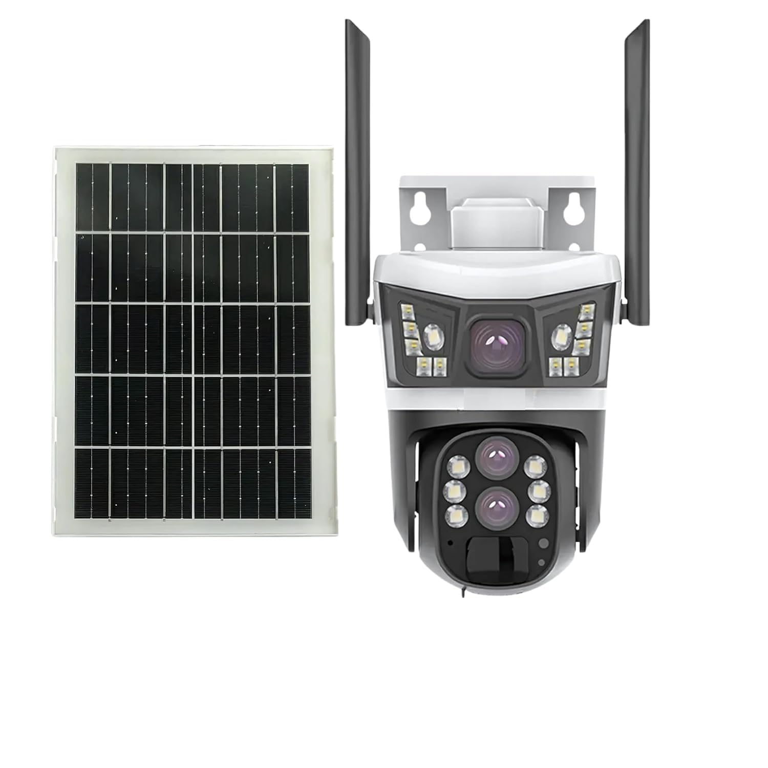 ElektroWelt Elektro WELT Electro 4G Solar 6MP 10 X Optical Zoom 3 in 1 Live View Night Vision|| IP66 Security Camera (128 GB, 2 Channel)-picture-12