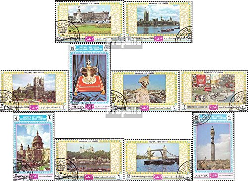 Prophila Collection Yemen (UK) 1026A-1035A (Completa Edizione) 1970 PHILYMPIA ´70 in Londra (Francobolli per i Collezionisti)