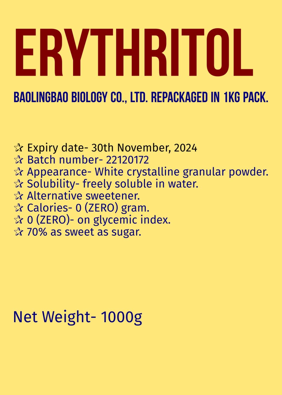 See full amazon price history chart for Erythritol Sweetener Powder 1KG | 100% Natural Erythritol Sweetener: Zero-Calorie Sugar Substitute for Healthy Living Erythritol Sweetener Powder 1KG | 100% Natural Erythritol Sweetener: Zero-Calorie Sugar Substitute for Healthy Living (B0BZJT422Z) Amazon Price History, Amazon Price Tracker