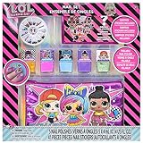 L.O.L Surprise! Townley Girl Peel- Off Nail Polish Activity Set for Girls, Ages 5+ With 5 Nail Polish Colors, 240 Nail Gems and a Bag, for Parties, Sleepovers and Makeovers