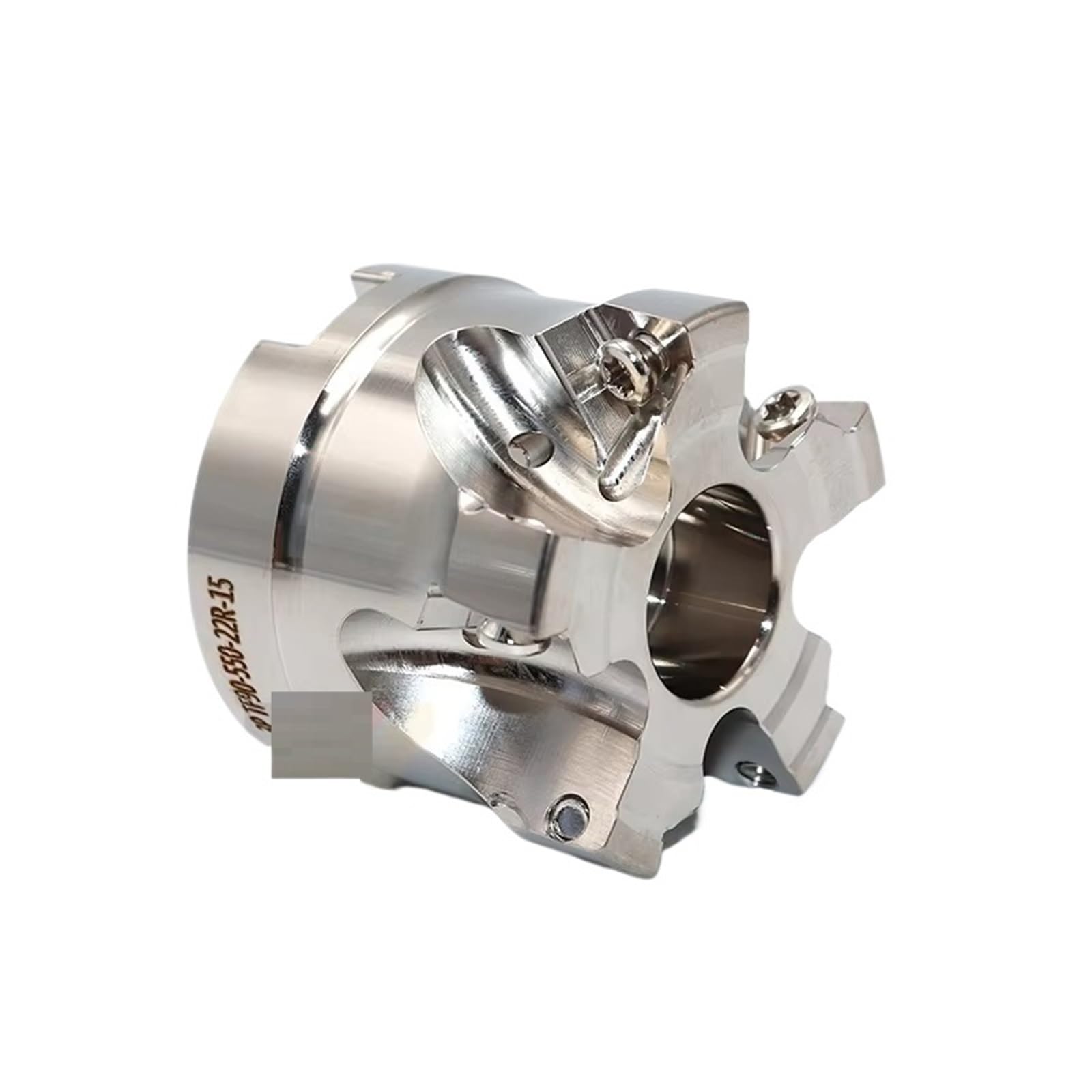 Fresa frontal de avance rápido 3PKT con cabezal corte desbaste para fresado servicio pesado para insertos carburo 3PKT1505(3PKT15-63-22-6T)