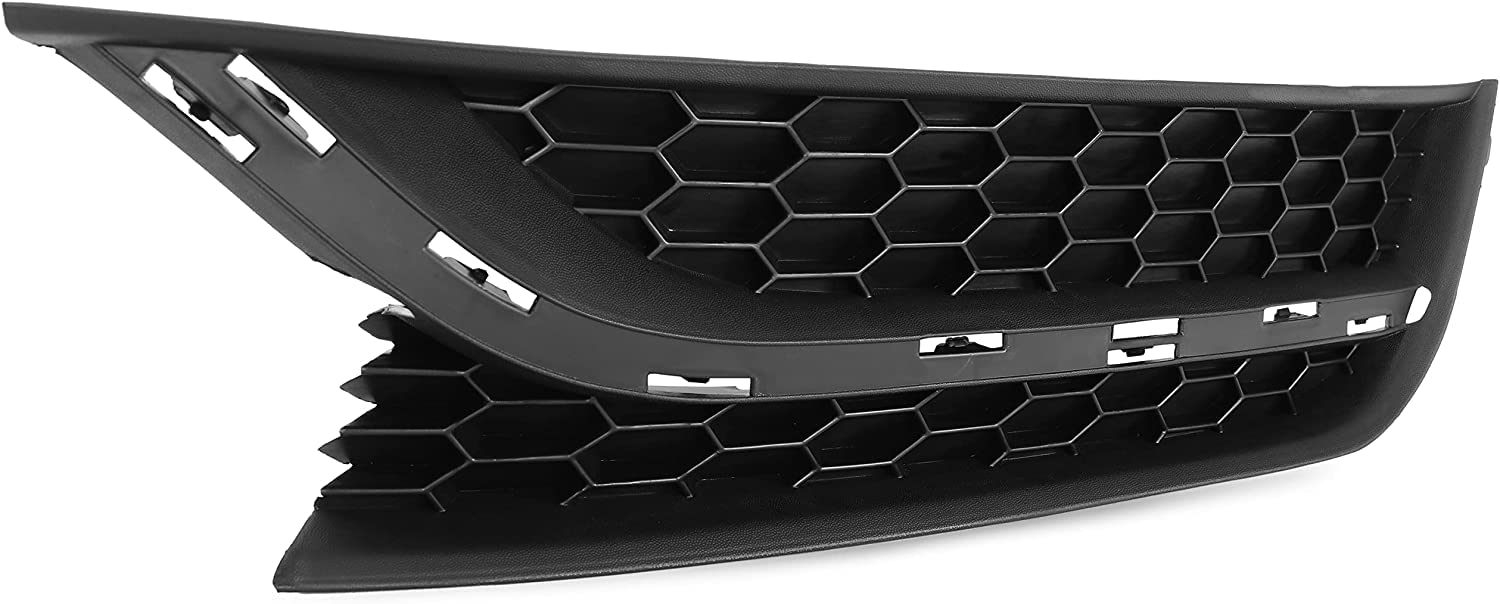 Kojem Fog Light Cover Compatible with 2012-2015 Volkswagen Passat Replacement for 561853665E9B9 VW1038121 REPV015518 Lamp Bezel Cap w/o Fog Light Hole LH (Driver Side)