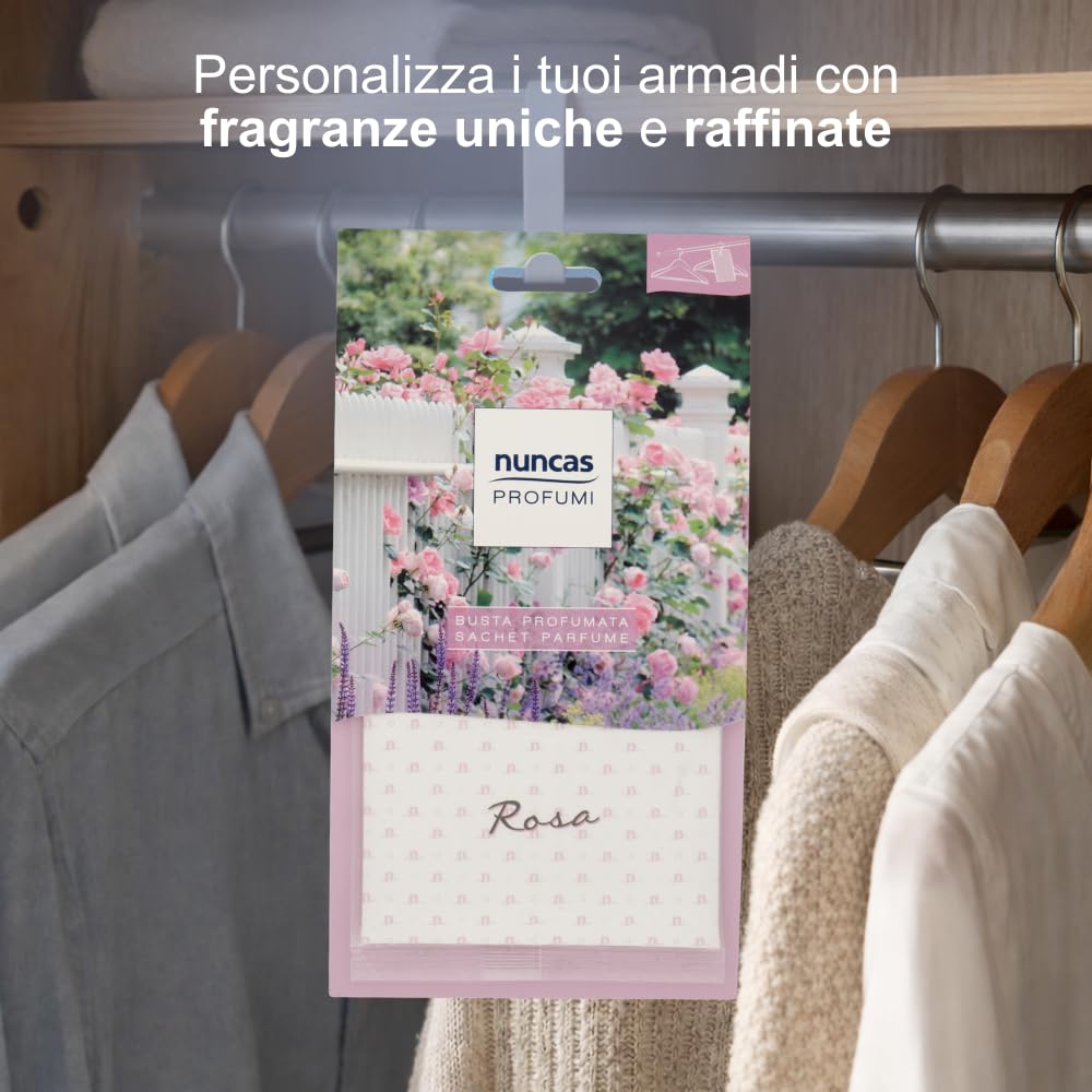 Nuncas Buste Profumate - per Armadi - Rosa - 1 Pezzo