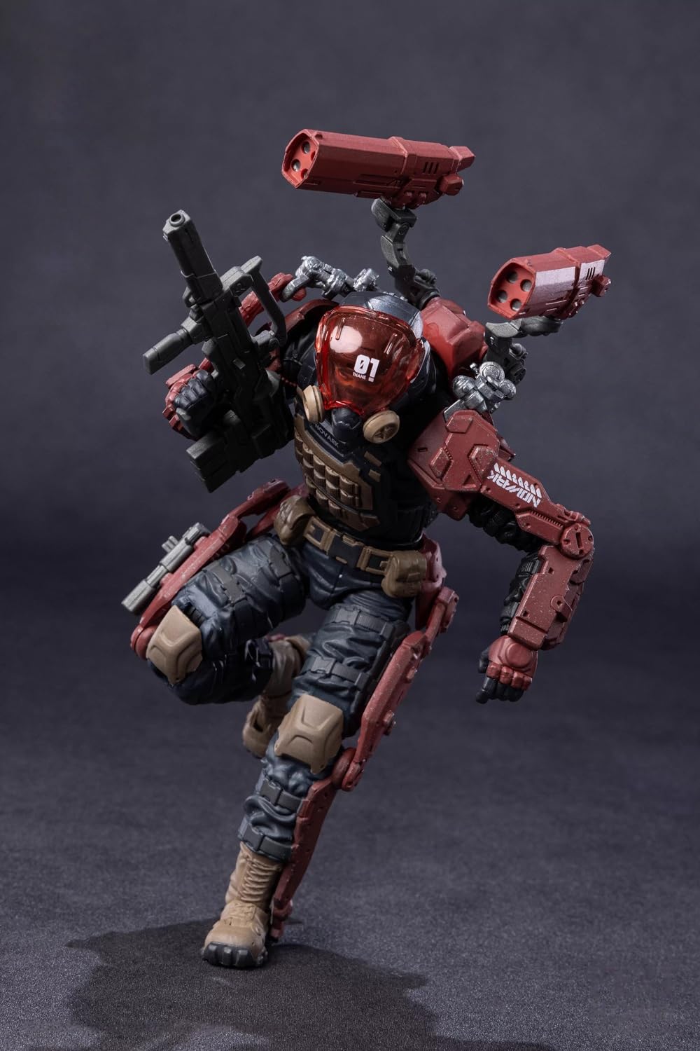Amazon.co.jp: SYXLCYGJ 1/12 ACID RAIN Action Figures Kits 可動