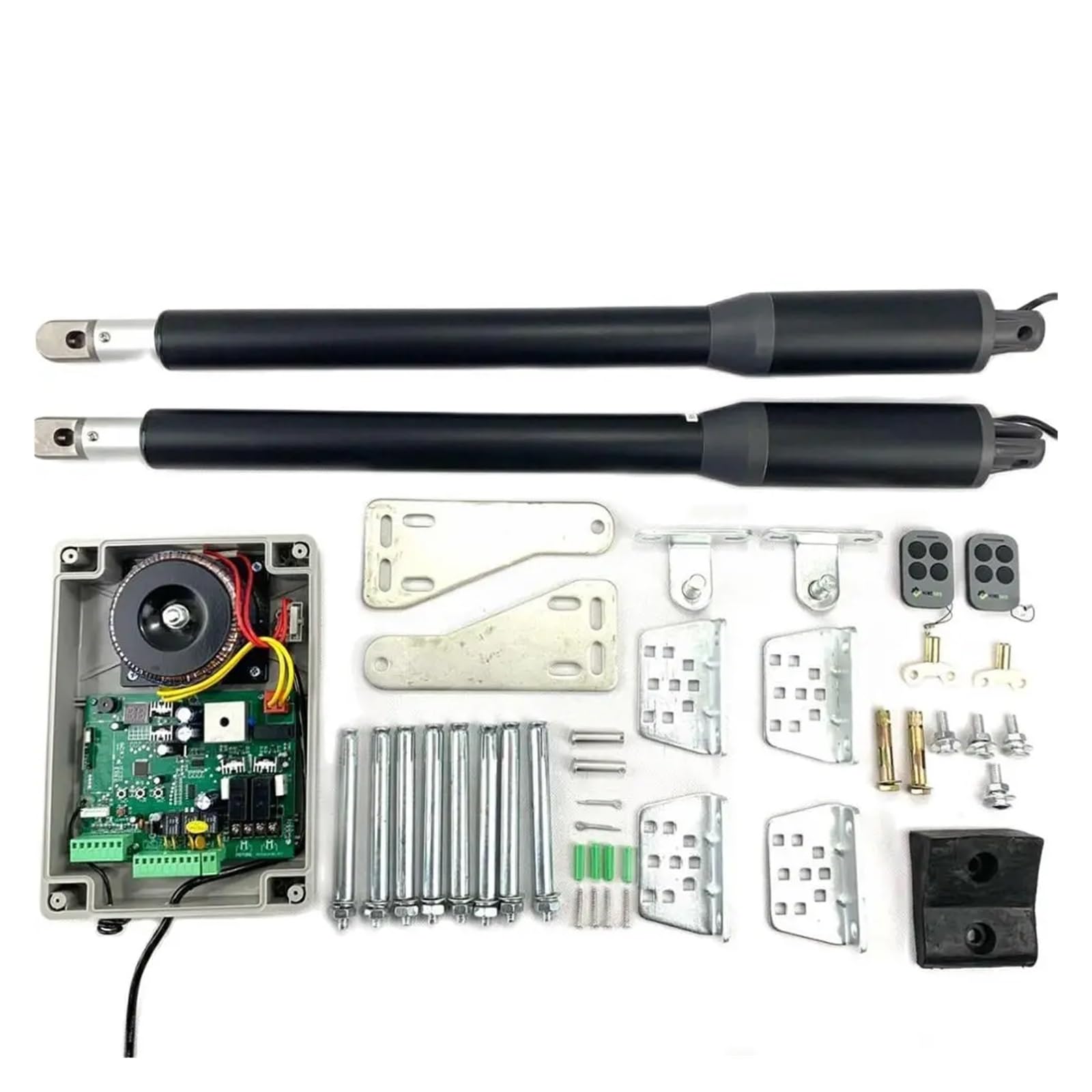 Automazione per cancello scorrevole, Attuatore for cancelli a battente Apriporta Apricancello Cancello domestico 150DC. Lampada Di Segnalazione, Fotocellule Incluse. Telecomando for Cancello(150DC)