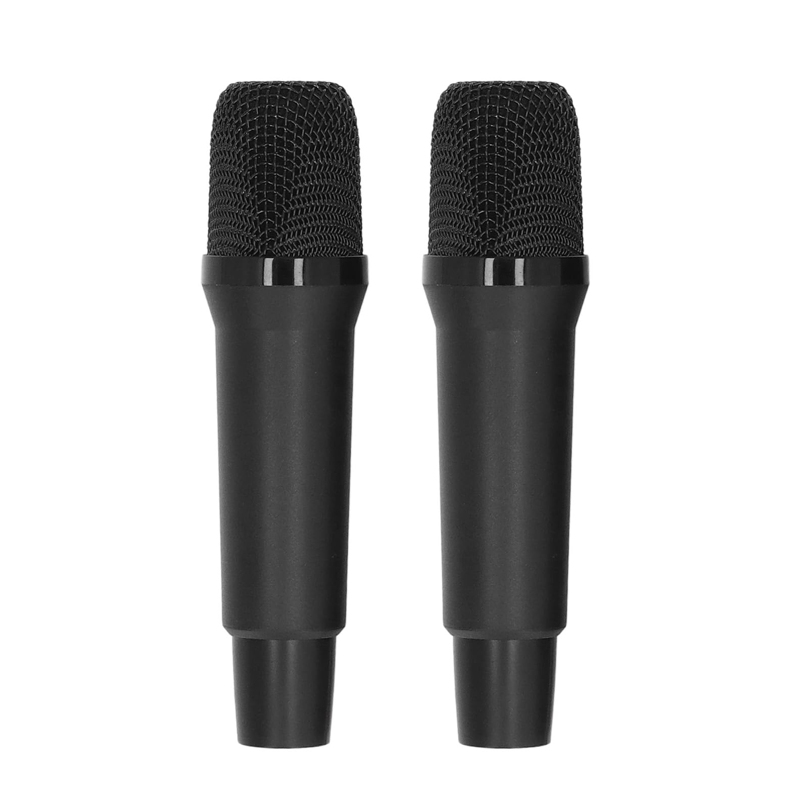 Mini Set Karaoke, Altoparlante Portatile con 2 Microfoni per Feste in Casa, Campeggio All'aperto (Black)