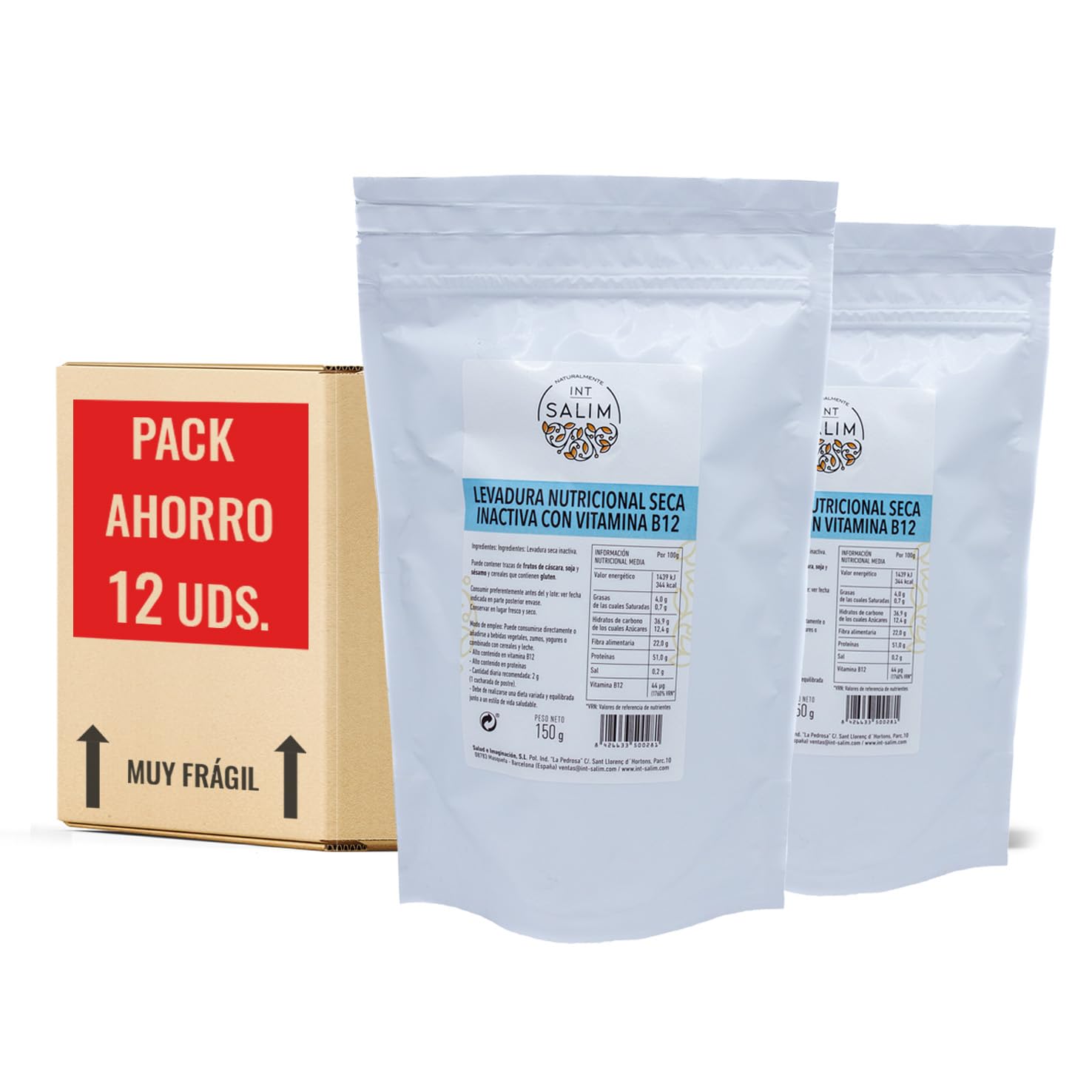 INT SALIM - LEVADURA NUTRICIONAL PACK 12 UDS.