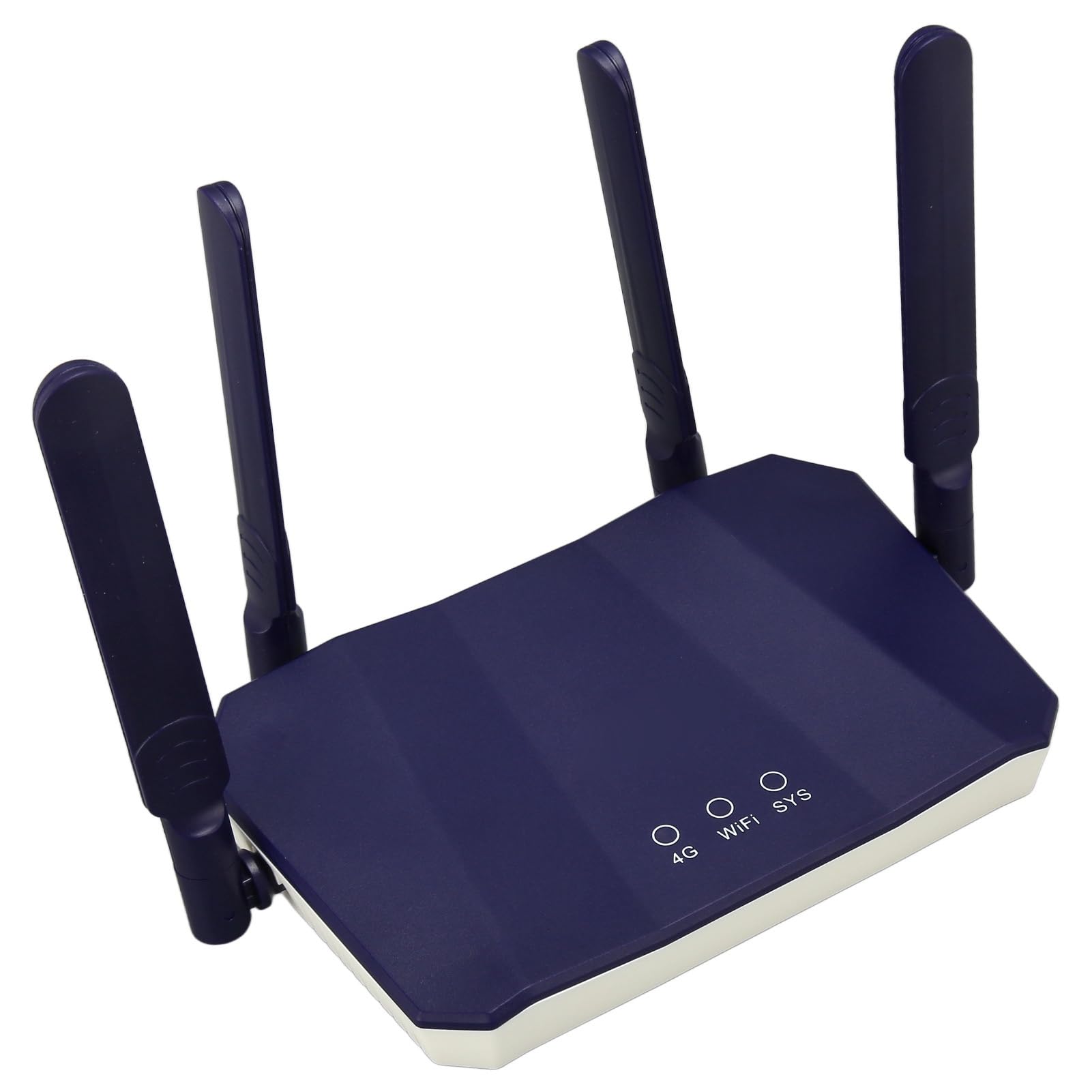 Septpenta Router Wireless 4G LTE, Trasmissione Ad Alta velocità 300Mbps, Router Hotspot Wi Fi, Antenna Ad Alto Guadagno, con Slot per Scheda SIM(Unione Europea)
