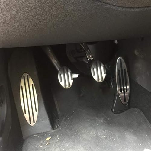 Miniatura 3 de Pedal de freno de gas sin taladro compatible con Mini Cooper R52, R53, R55, R56, R57, R58, R59, F55, F56, Accesorios de acero inoxidable