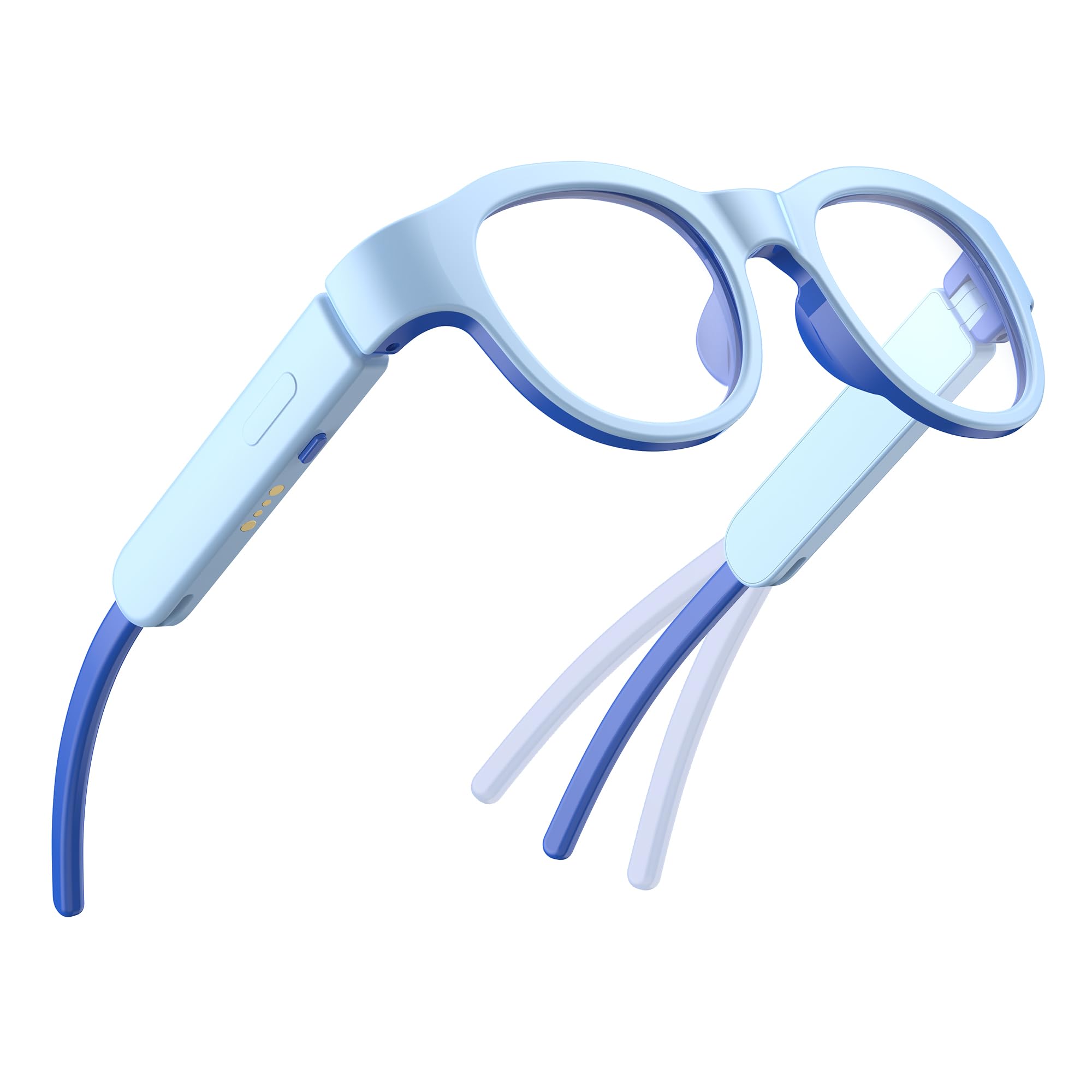 XIYANGYANG Blaulichtbrille für Kinder mit Bluetooth-Audio, offener Rahmen, direktionaler Stereo-Sound