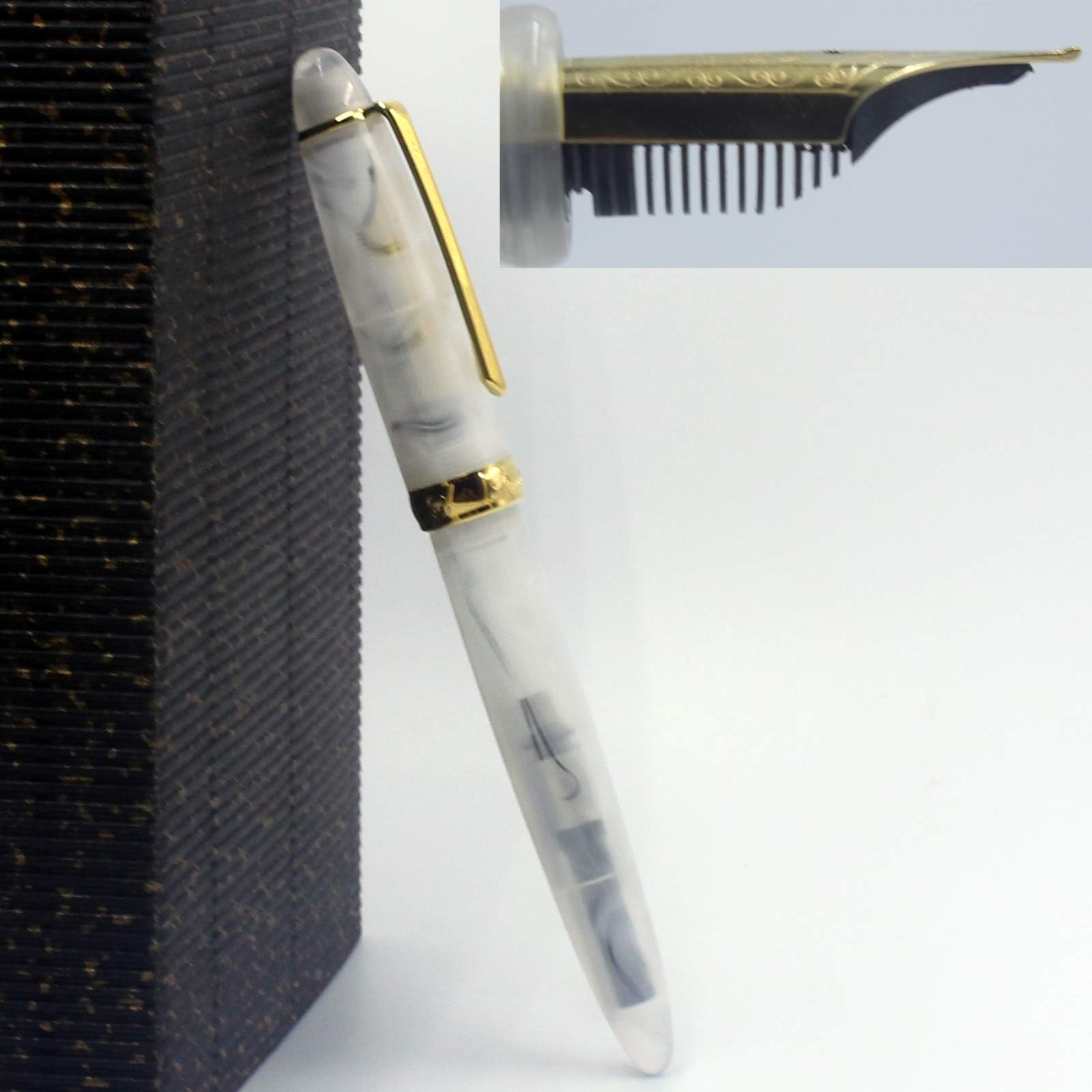 1 Pc Penbbs 266/308 Cloud Golden Version Arylic Fountain Pen Converter Pen