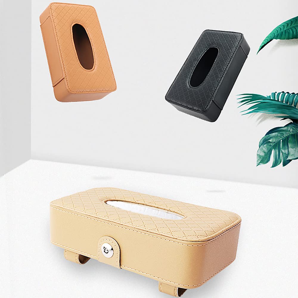 NganSuRong Porta fazzoletti per auto, extra large, rettangolare