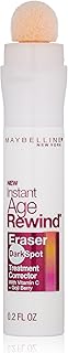 Maybelline New York Instant Age Rewind Eraser Dark Spot Concealer Plus Treatment, Light, 0.2 Fluid Ounce (Pack...
