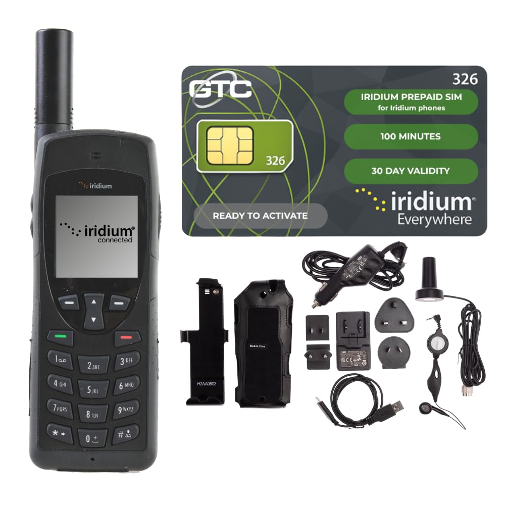 Iridium 9555 (telefon, zestaw akcesoriów i 100 minut)