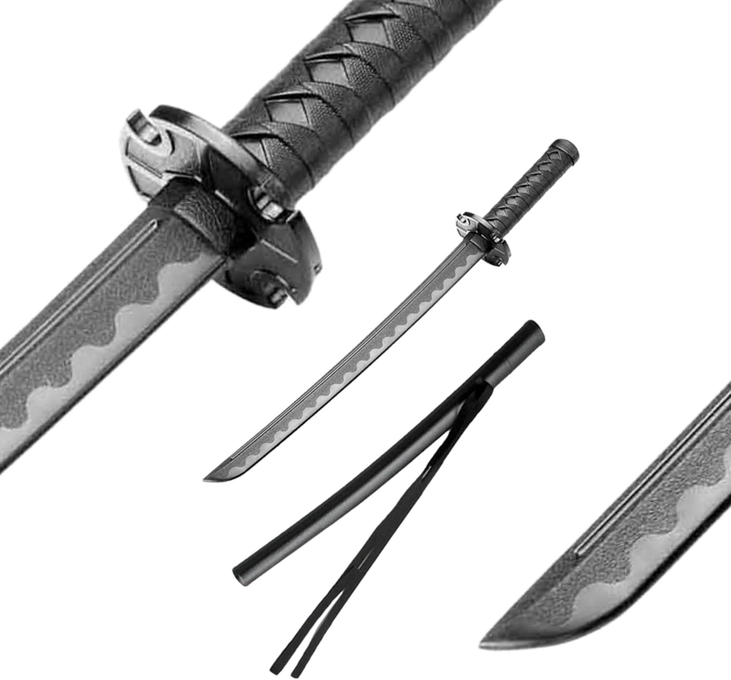 DEPICE Unisex - Adult W-WAHP-V2 Bokken, Black, Plain