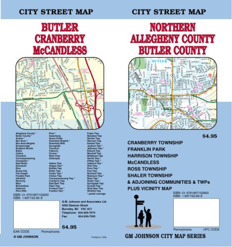 Butler / Northern Allegheny Counties Street Map