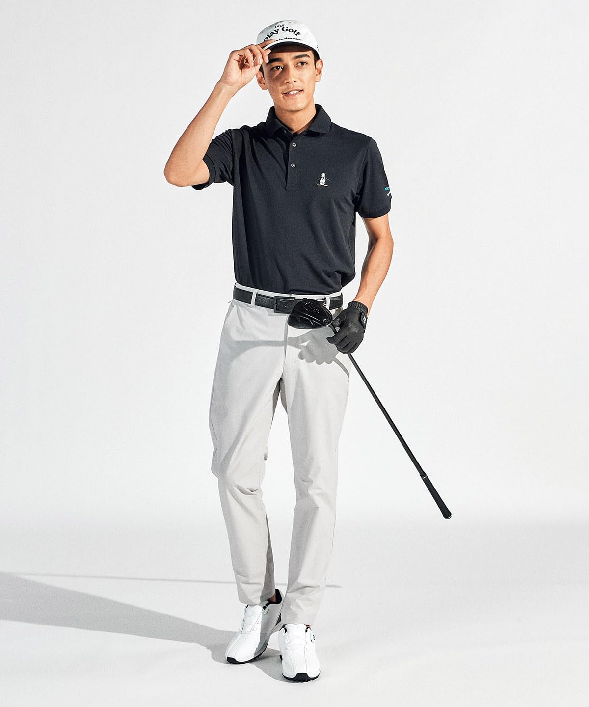 ジャックバニー] メンズ ロングパンツ (メッシュ調ダンボール