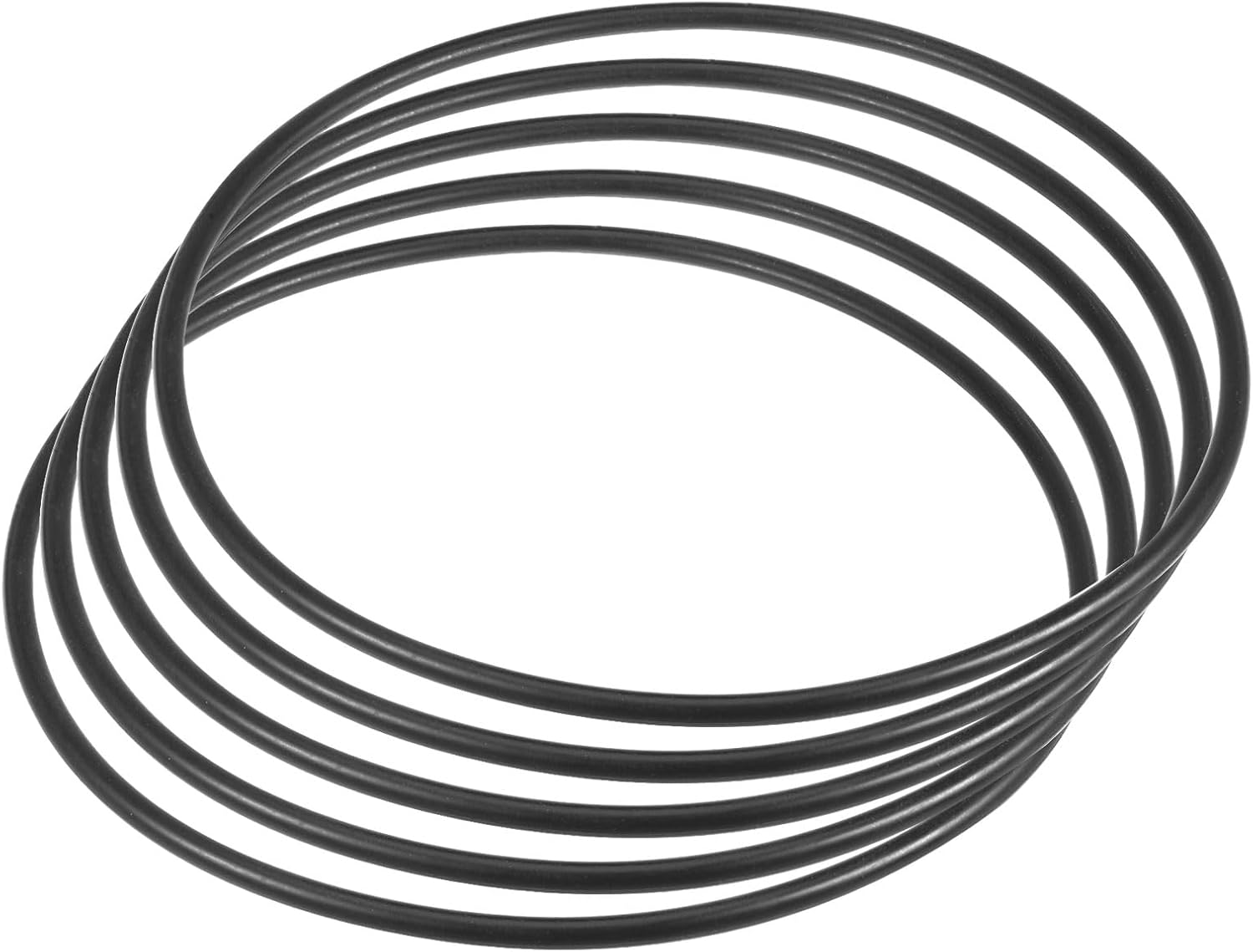 HARFINGTON 5 Pcs Universal Sewing Machine Motor Stretch Belt 487mm 19" Perimeter, 3/16" (5mm) Belt Thick for Sewing Machine Motor Seal Repair