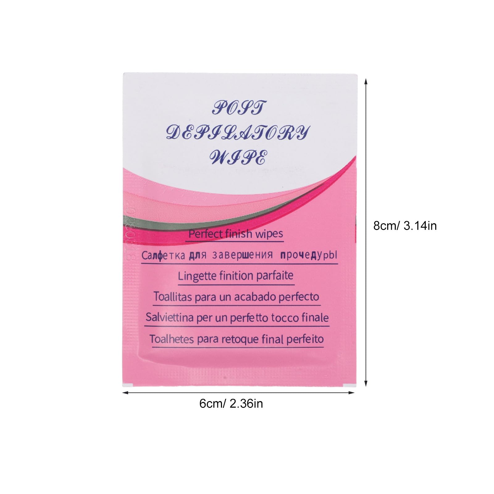 Baluue Salviette Post Depilazione Wax Remover 50 Pezzi, Pulizia Accurata dei Residui di Cera, Formula Delicata Glicerina per Uso Dopo la Ceretta