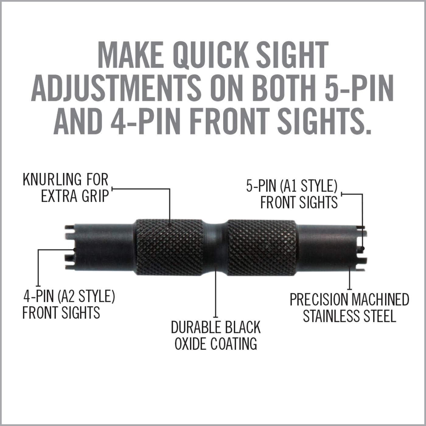 Real Avid Front Sight Adjuster for A1 & A2 Front Sight Adjustment Tool