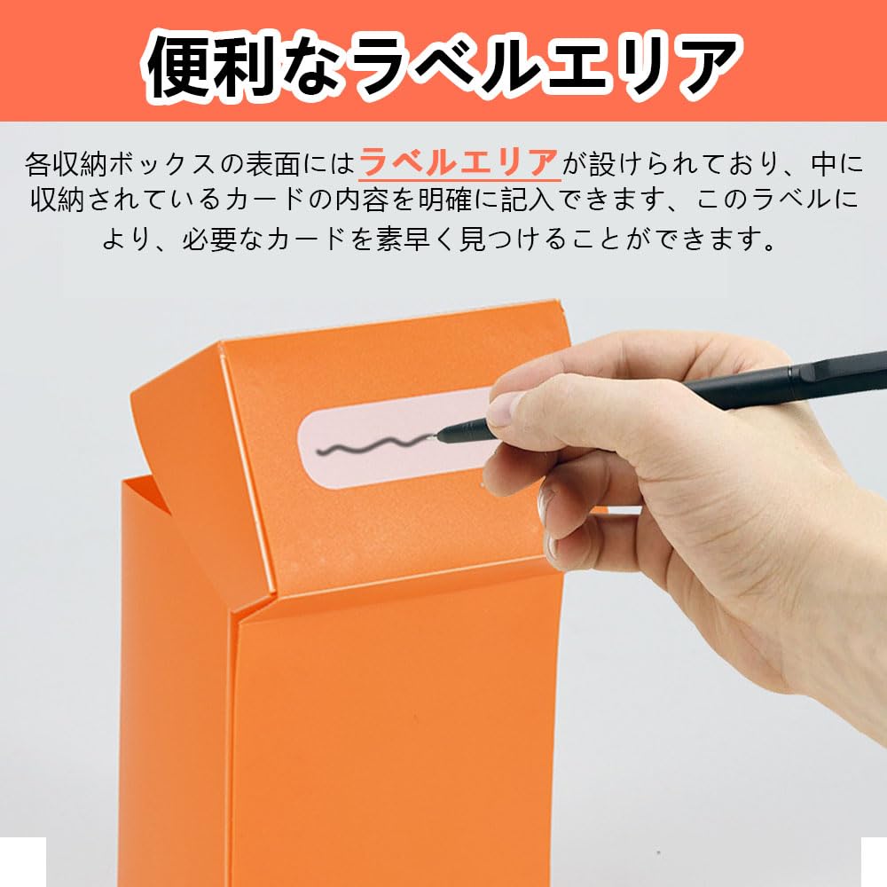 Amazon.co.jp: LIKENNY デッキケース ボックス 収納 10仕切りカード