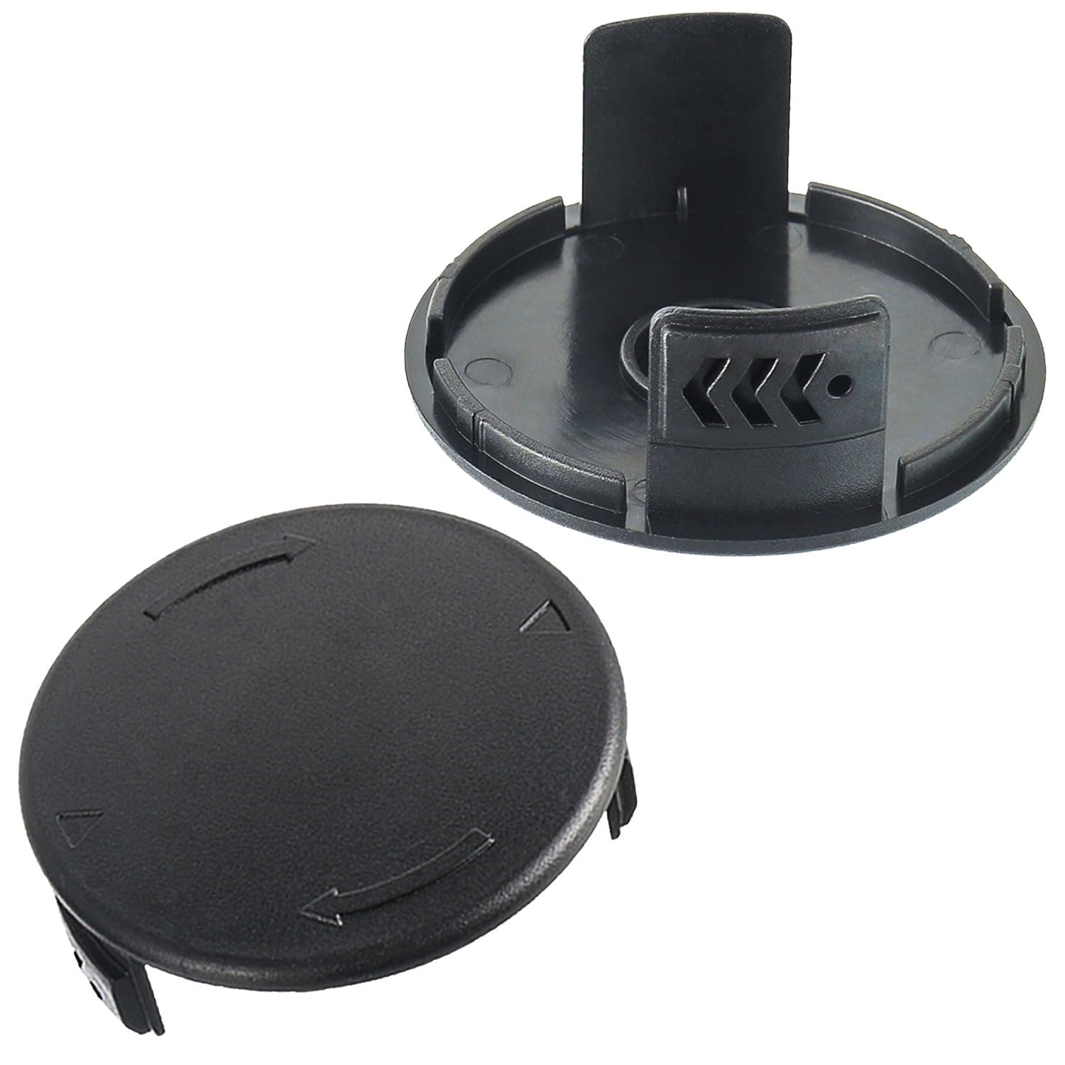 Jamher Pack Of 2 Spool Cover For Lidl Parkside, 8.1Cm X 3.4Cm Trimmer Spool Cap For Parkside Battery Grass Trimmer Prta 20 Li B2 (Ian330831), Prta 20-Li C3 (2 Cover)
