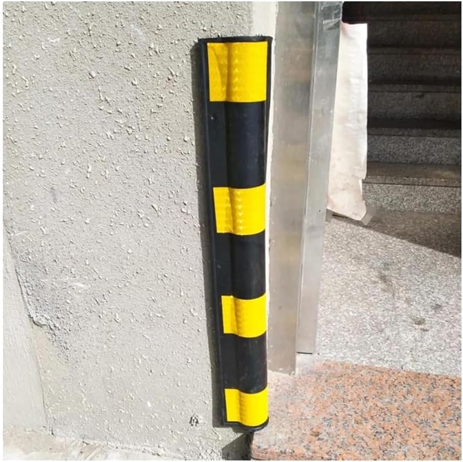 Wall corner protectors, Car Parking Protector, Rubber Corner, With Reflective Strip, for Workshops Garages Wall Guards(10pcs-100cm)