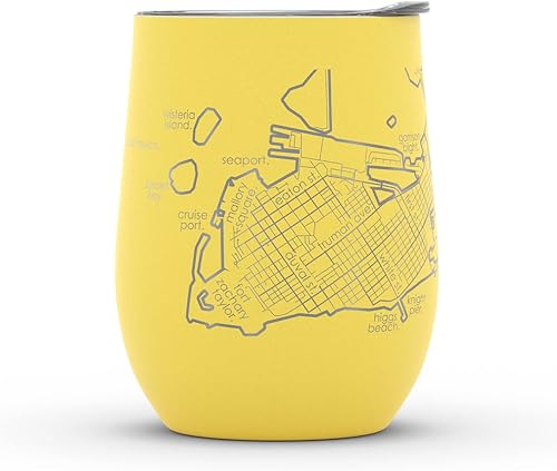 Vista 374 de Well Told Lexington Kentucky Map - Vaso de vino aislado con grabado de mapa de Kentucky, taza de acero inoxidable grabada (12 onzas, verde domingo)