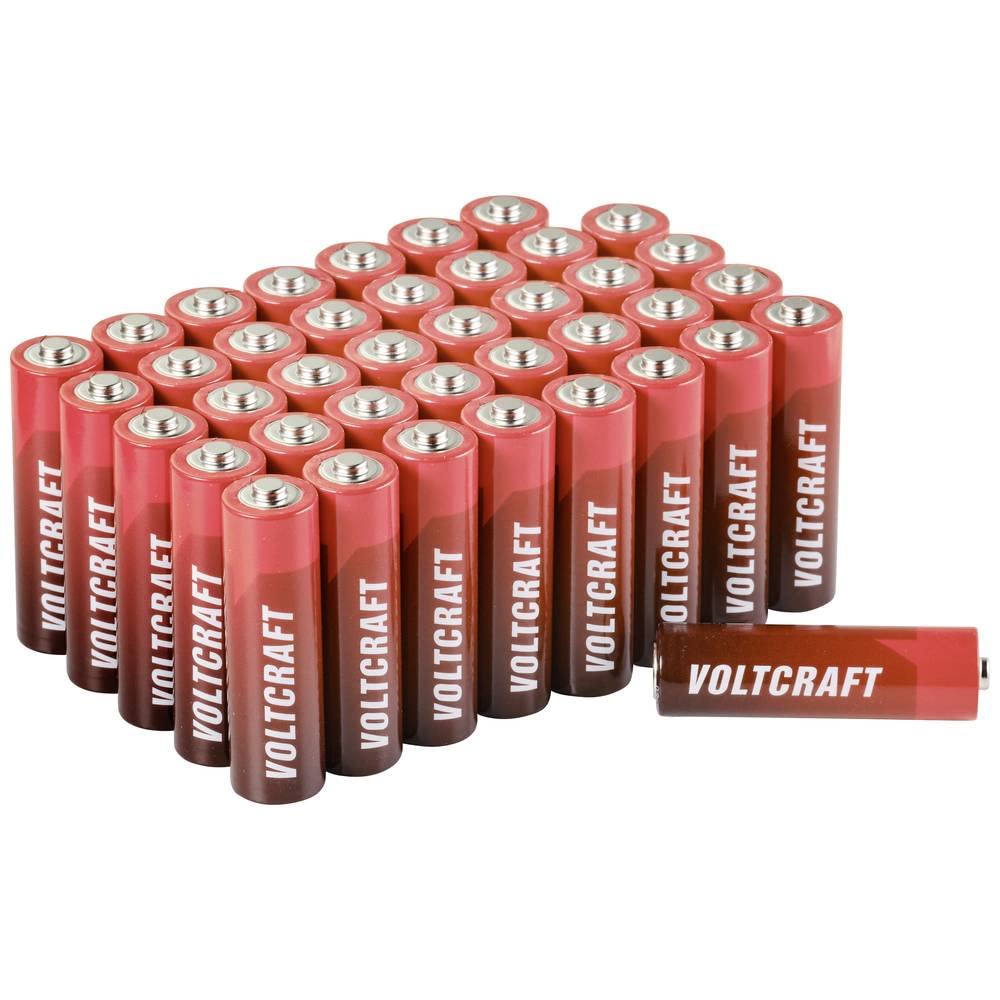 Voltcraft Industrial Lr6 Se Mignon (Aa)-Batterie Alkali-Manganese 2900 Mah 1.5V 40St.