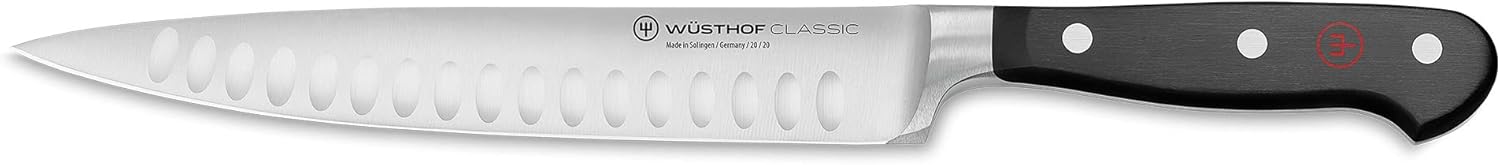 Wüsthof Classic 8 Inch Hollow Edge Carving Knife, Silver - Thumbnail 2