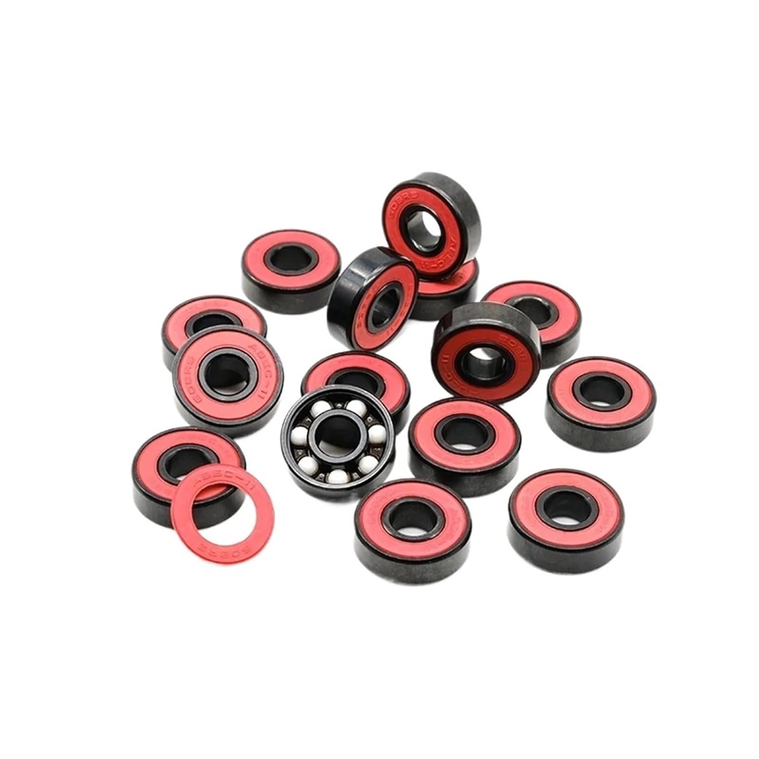 2PCS 608RS Hybrid Ceramic Bearing 8x22x7 mm Bicycle Bottom Brackets/Spares Rear Wheel 608 RS 2RS Si3N4 Ball Bearings