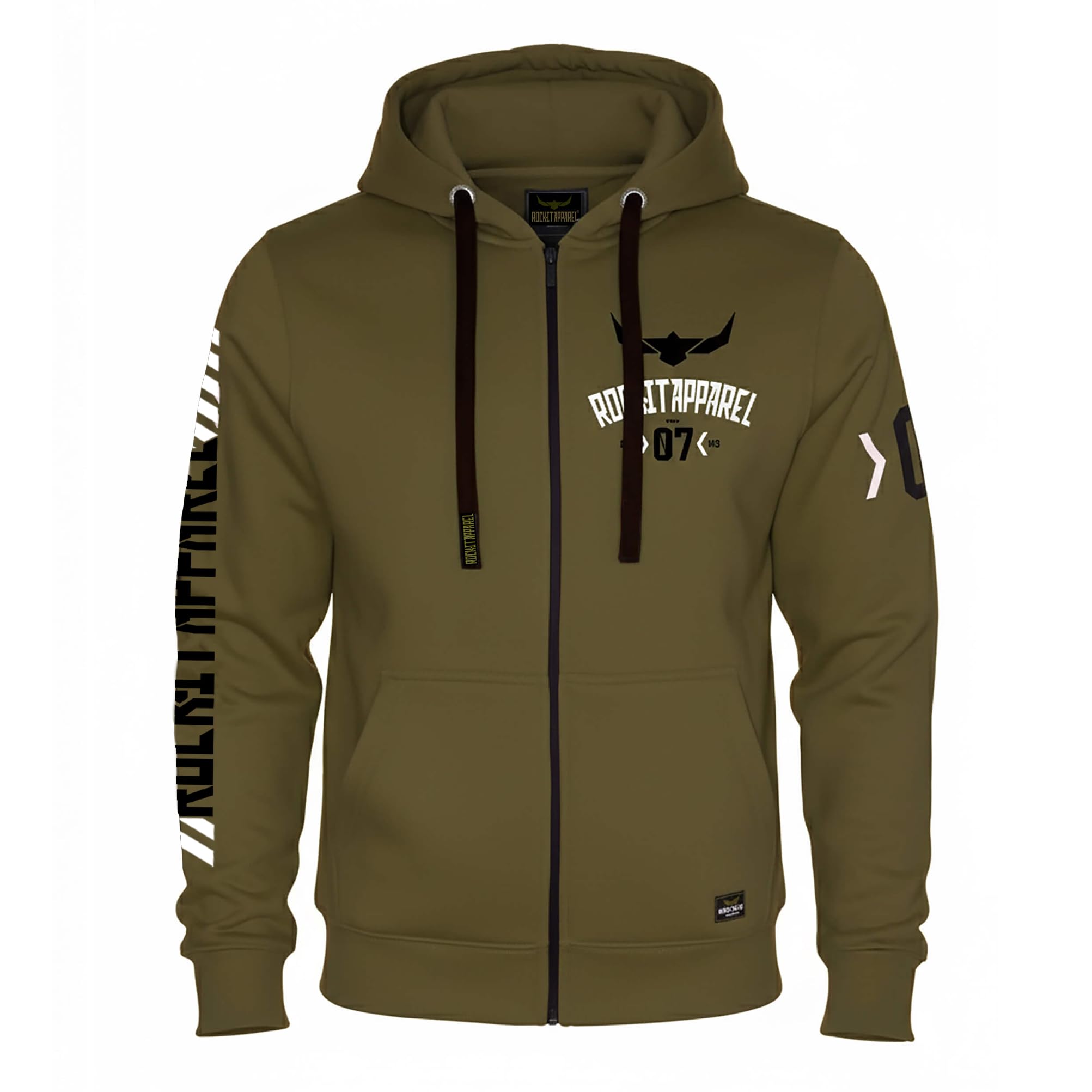 ROCK-IT Apparel Chaqueta con Capucha Hombre - Calidad Pesada (Heavy Weight 380g), Sudadera Premium de Algodón, Interior Forrado, Tallas S-5XL