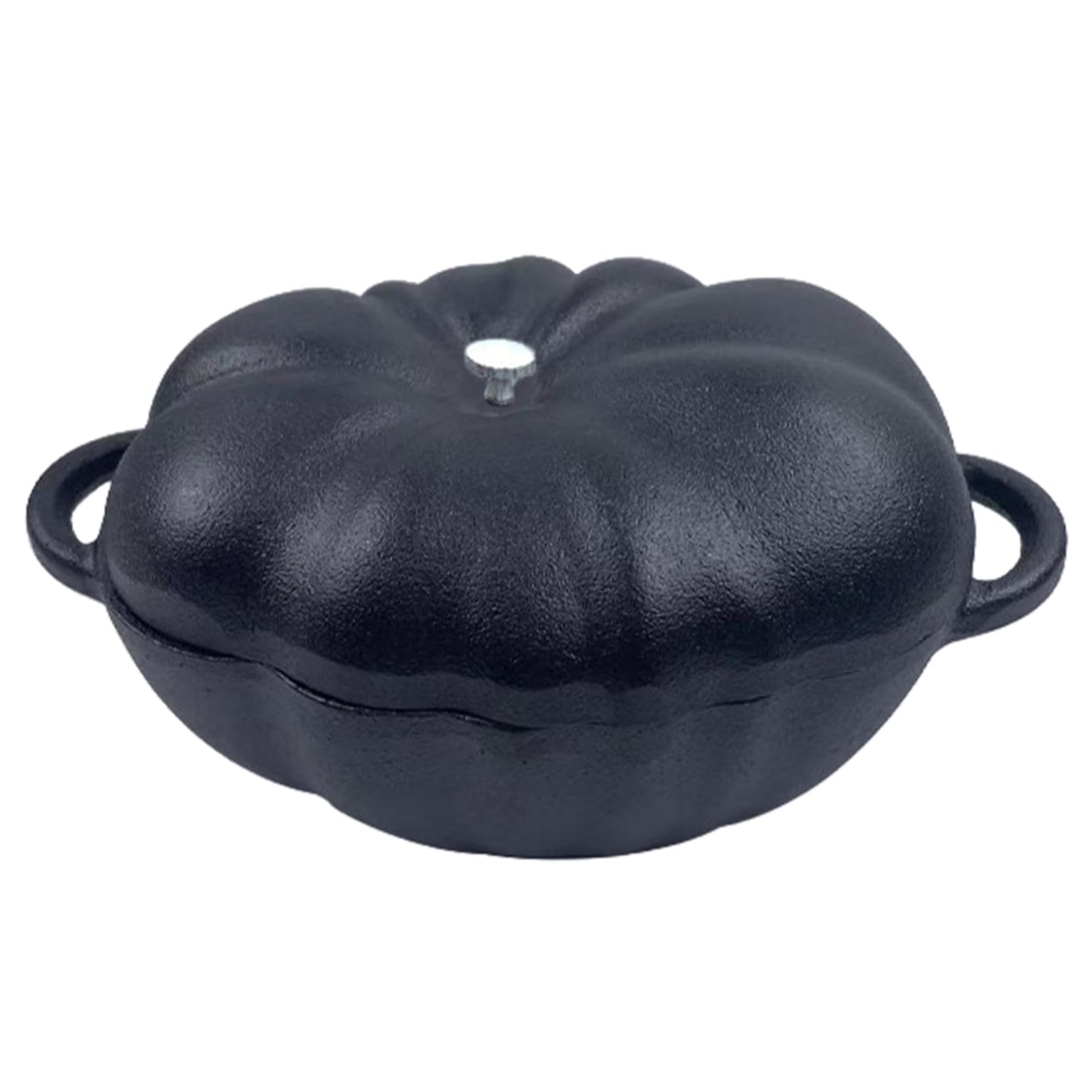 Chaudron en fonte Pumpkin non enduit : mini faitout pour four hollandais de cuisine