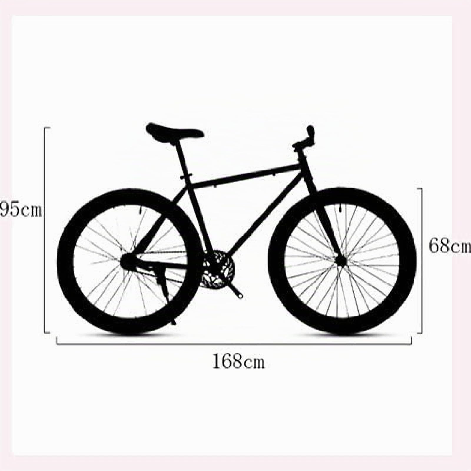 Bici Da Strada Per Uomo E Donna, Biciclette Da Strada Per Adulti Con Telaio In Acciaio Al Carbonio Da 26 Pollici A 24 Velocità, Doppio Freno A Disco Ciclismo Da Corsa, Mountain Bike Da Strada Con