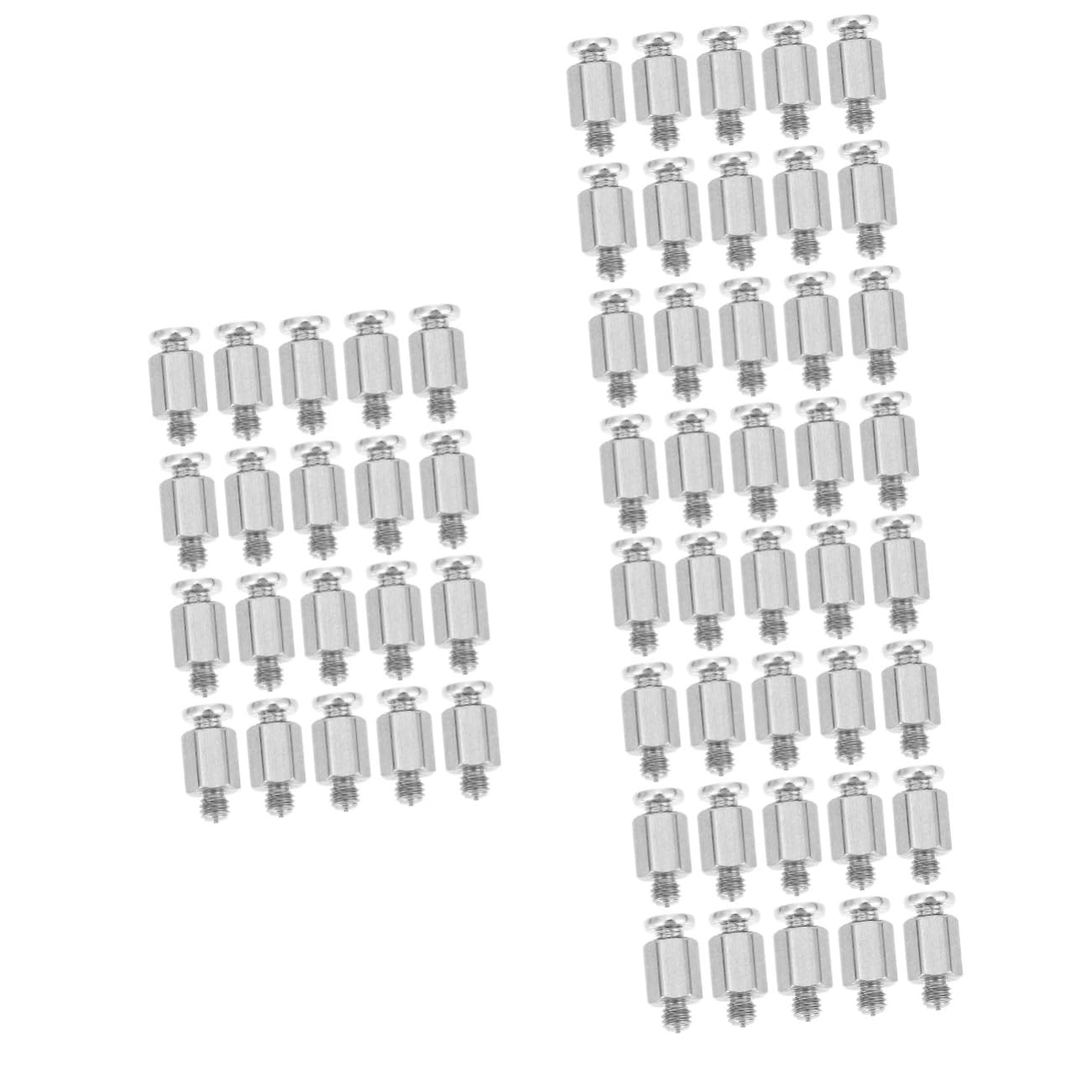 Didiseaon 60pcs SSD Screw Kit Metal Hexagonal SSD Mounting Kit for Solid State Drive Hard Disk Computer Part for Tech Use-image-31
