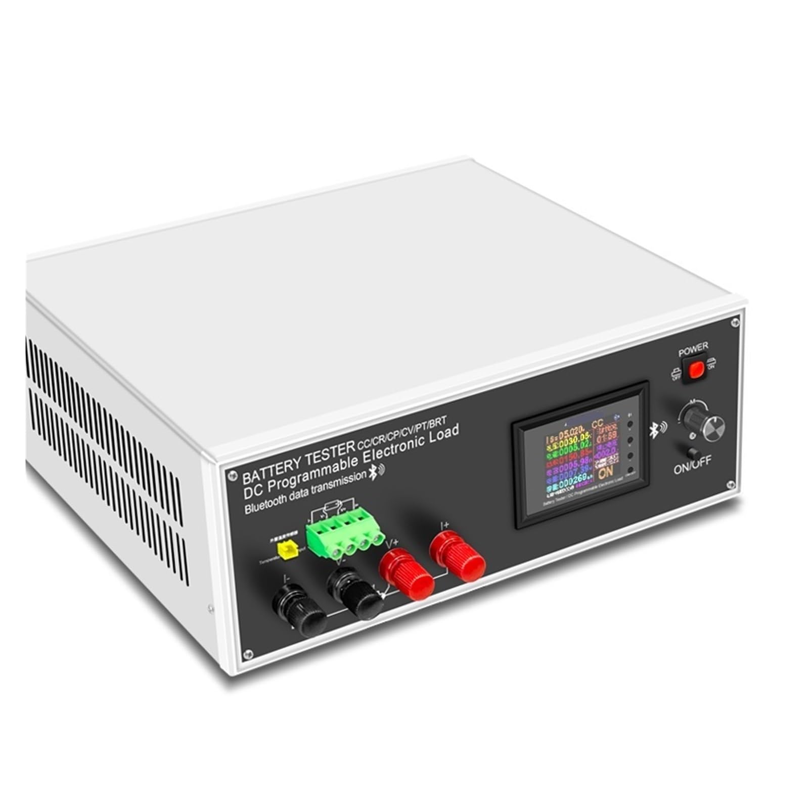 Tester della Batteria, DLB-600W 40A Monitor di capacità della batteria al litio piombo-acido Carico elettronico Tester di potenza Misuratore di scarica Strumenti di controllo auto(600W 40A)