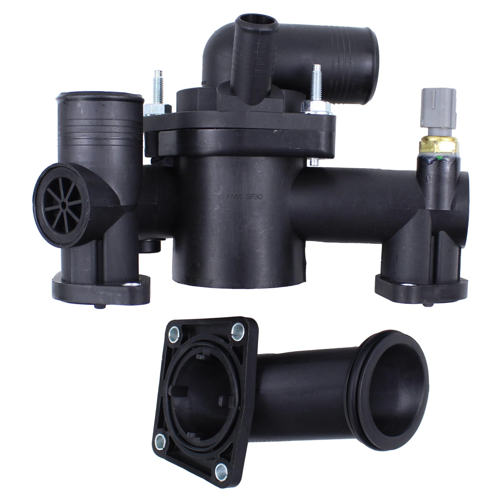 Doo Engy Thermostatgehäuse Kühlmittel Thermostat Gehäuse für S-Type S Type XJ XJR XJ8 4.2
