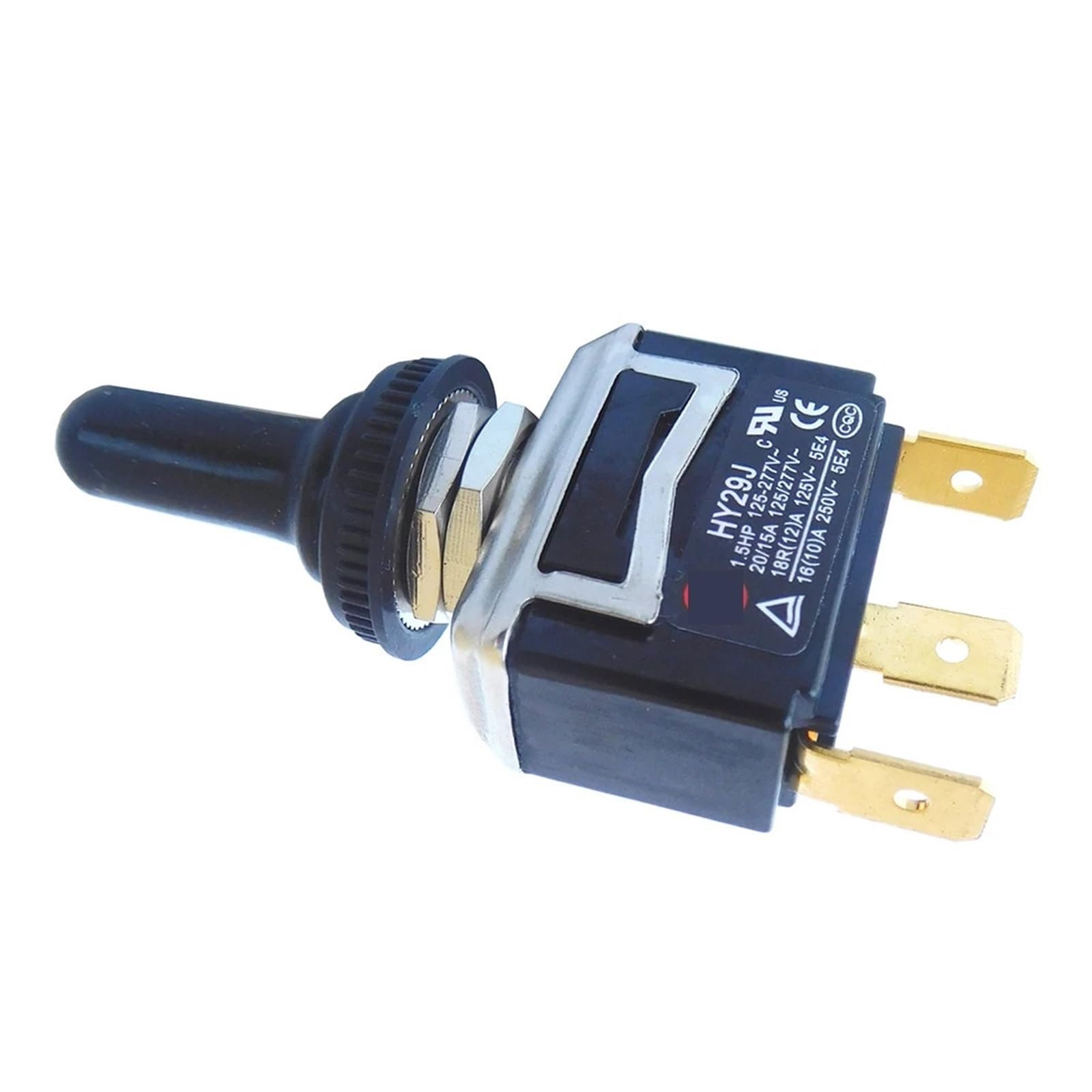 AARTERZZA HY29J Industrial On-Off-On Toggle Switches with Bilateral for Devices and Appliances 3Pins Tab 125/277V 20/15A