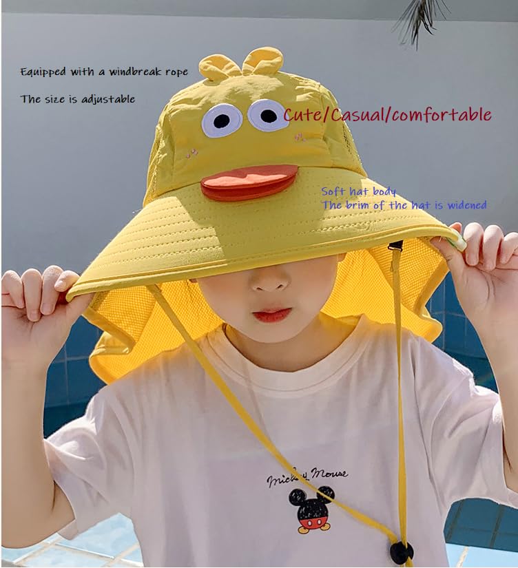 Summer Children's Hats, Breathable Sun Hats, Outdoor Neck Protectors for Boys and Girls, Fisherman Hats, Travel and Camping, etc. can All be Worn (US, Alpha, One Size, Medium, Style 5)3