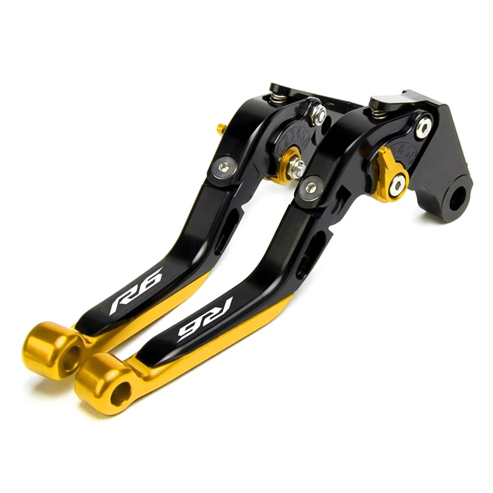Ndsehnwmu E Cnc For Yzf R6 2017-Present Motorcycl Clutch Lever Brak Lever Brak Levers Short Brak Clutch Levers Handl