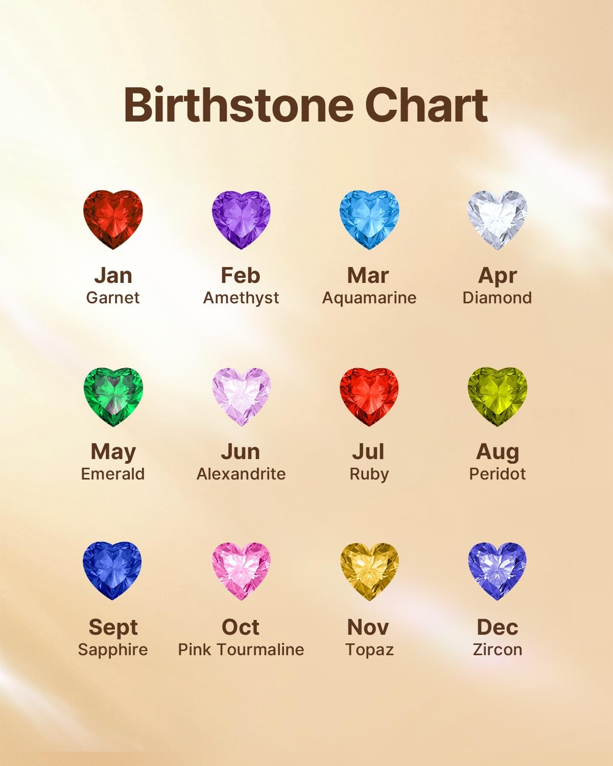 Birthstone Tree of Life Necklace for Women, 925 Sterling Silver Family Tree Pendant, Dainty Jewelry Birthday Mother's Day Valentine's Day Gifts for Her Mom Wife, 18"+2" Adjustable - Image 7