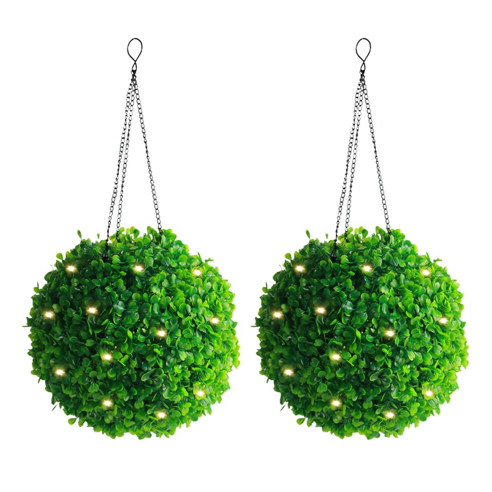 Boules topiaires de buis artificiel So LED décoration chic de mariage