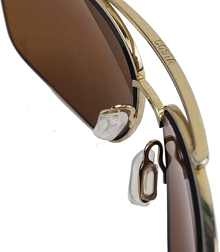 Miniatura 4 de 3 pares de almohadillas de silicona de repuesto para la nariz, cámara de aire, ultra cómodas, deslizantes, 0.512 in x 0.276 in para lentes de sol y