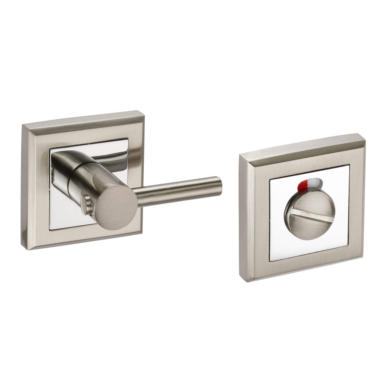 Access Hardware Square Disabled Toilet Door Lockwith Turn, Release & Indicator