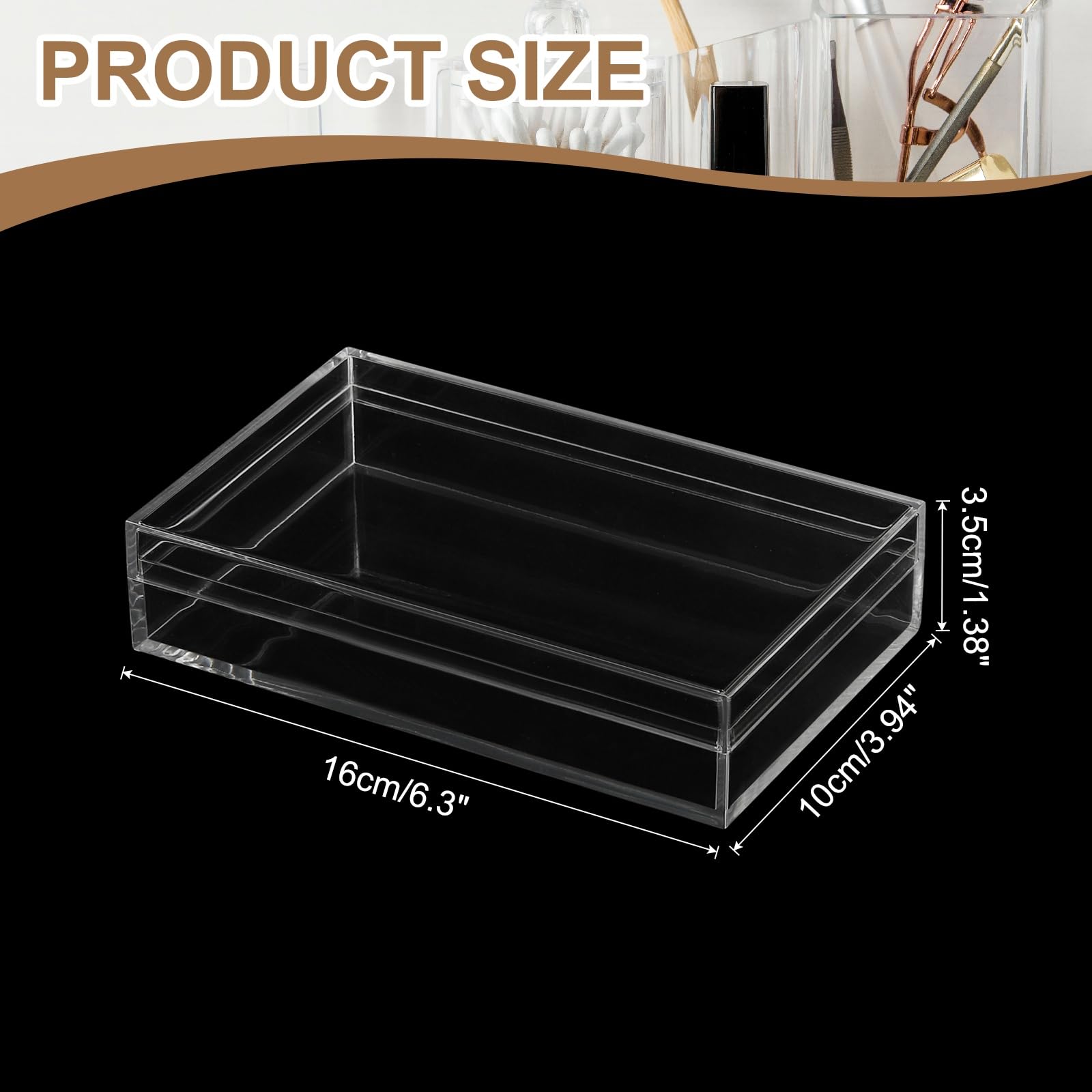 YELARXI Acrylic Box with Lid - Image 2