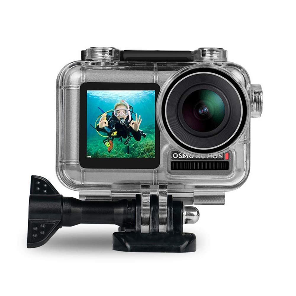 Custodia impermeabile 40 m compatibile con DJI OSMO Action 4/3 Outdoor Action Camera 131FT Custodia subacquea con staffa Accessori Fotografia subacquea Custodia protettiva Kit Shell protettivo